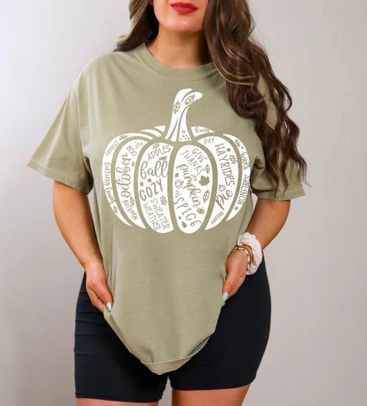 Fall Cozy Pumpkin (Screen Print Transfer)