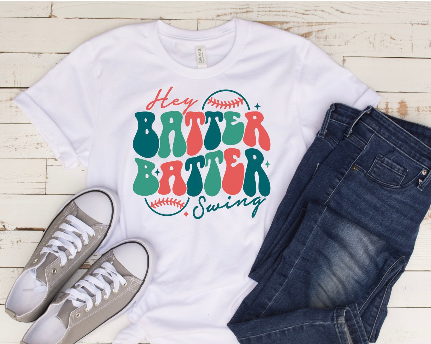 Hey Batter Batter (Sublimation Shirt Transfer)