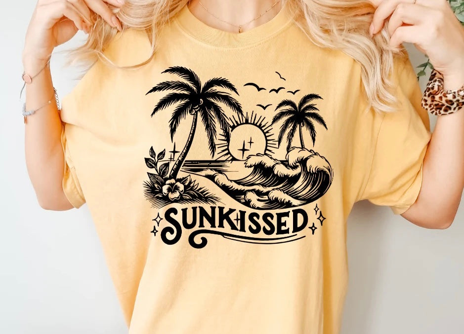 Sunkissed Beach (Screen Print Transfer)