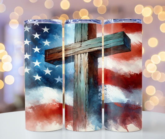 Flag Cross (Sublimation Transfer)