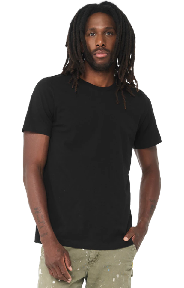 Bella + Canvas Unisex Jersey T-Shirt (Black)