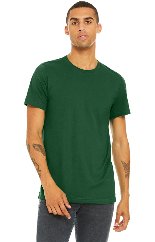 Bella + Canvas Unisex Jersey T-Shirt (Evergreen)