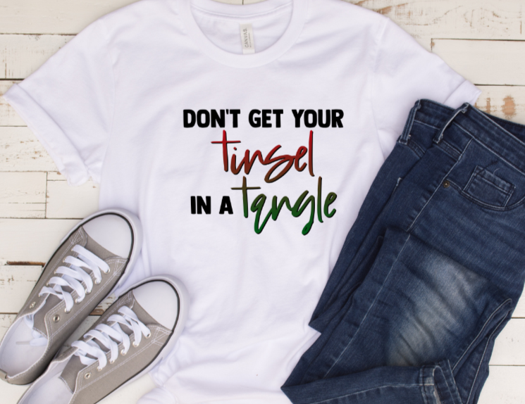 Tinsel In A Tangle (Sublimation Transfer)