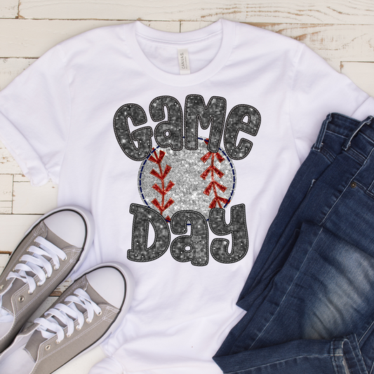 Game Day Baseball (DTF Transfer) (Adult)