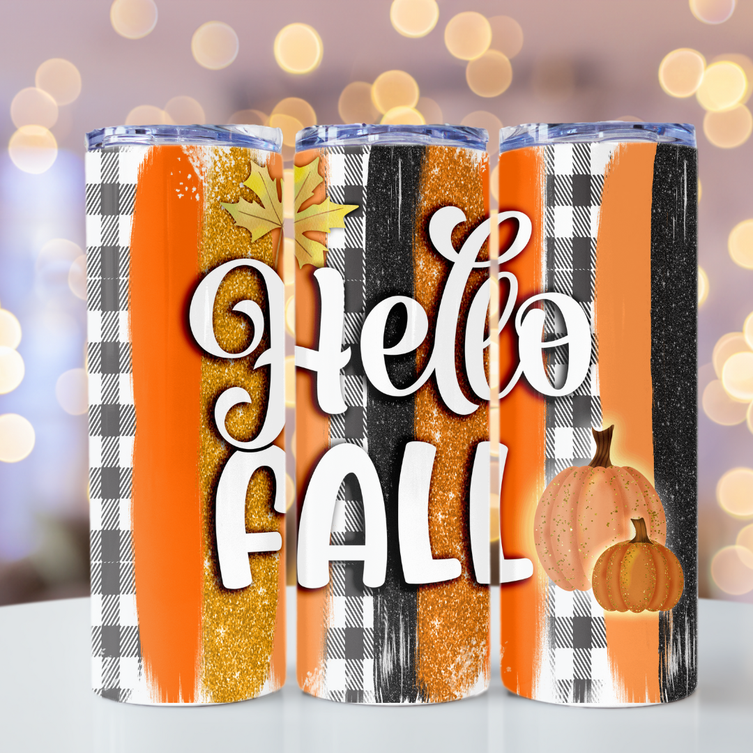 Hello Fall (20 OZ Sublimation Wrap)