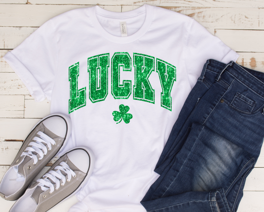 Lucky With Clover (DTF Transfer) (Adult)