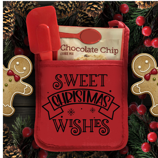 Sweet Christmas Wishes (DTF Transfer) (Pot Holder)