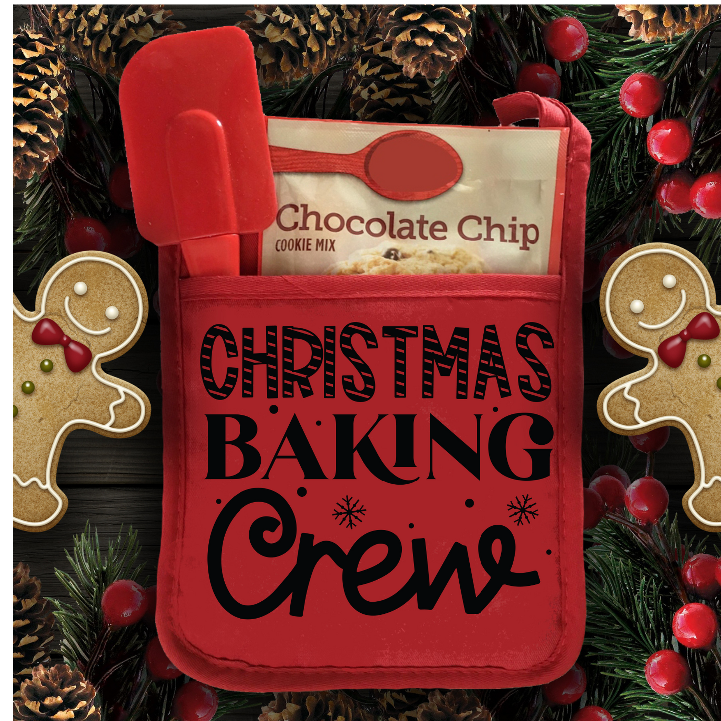 Christmas Baking Crew (DTF Transfer) (Pot Holder)