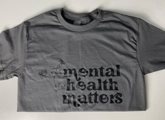 Mental Health Matters Floral Short Sleeve T-Shirt