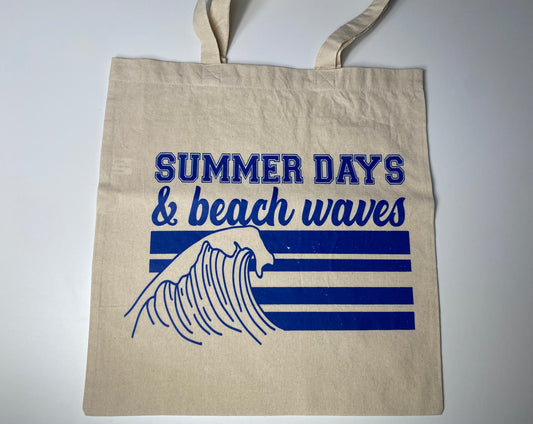 Summer Days And Beach Waves Tote Bag